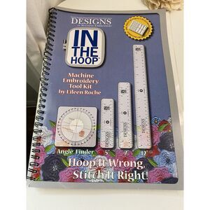 In The Hoop Machine Embroidery Tool Kit Eileen Roche Designs Placement Rulers